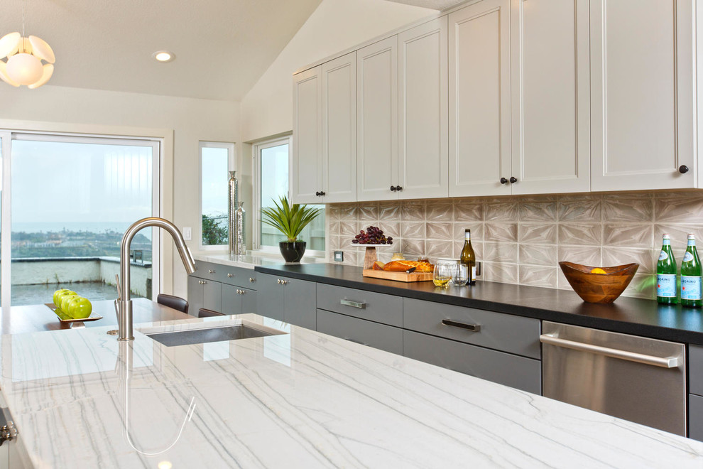 Cardiff Kitchen Addition for Tech Couple Transitional Kitchen San Diego by HIGHPOINT
