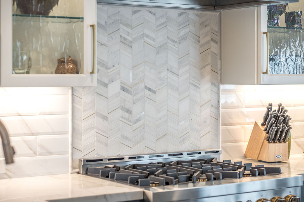 Cardiff Kitchen, Master Bath, and Fireplace Remodel Beach Style Kitchen San Diego by