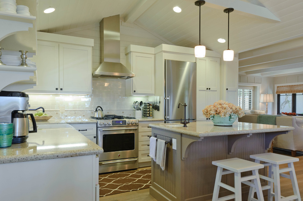 Kitchen - coastal kitchen idea in San Francisco