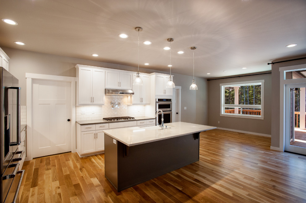 Carney Lake Craftsman Transitional Kitchen Seattle by Ritzman