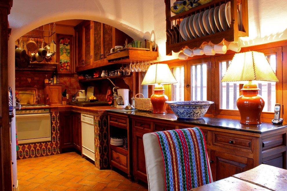 Eclectic kitchen photo in Mexico City
