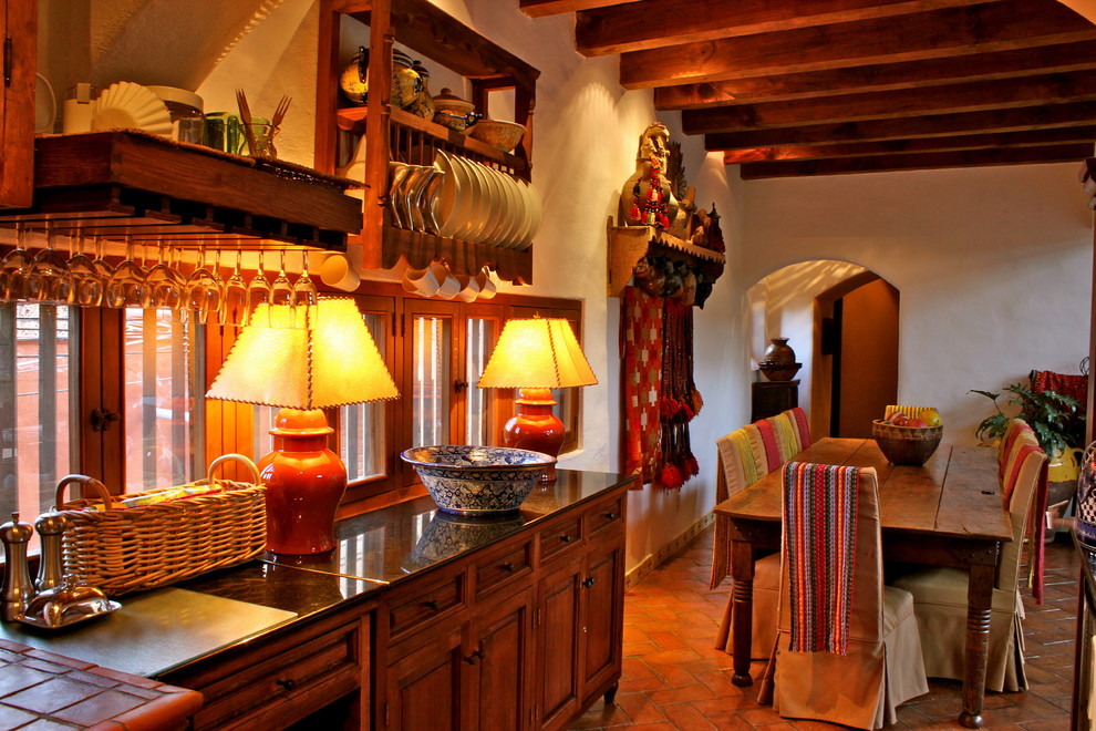 Inspiration for an eclectic kitchen remodel in Mexico City