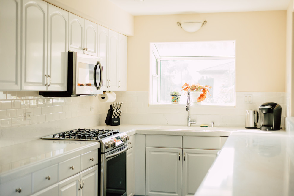 Carpinteria Duplex Remodel Mediterranean Kitchen Santa Barbara by Santa Barbara Builders