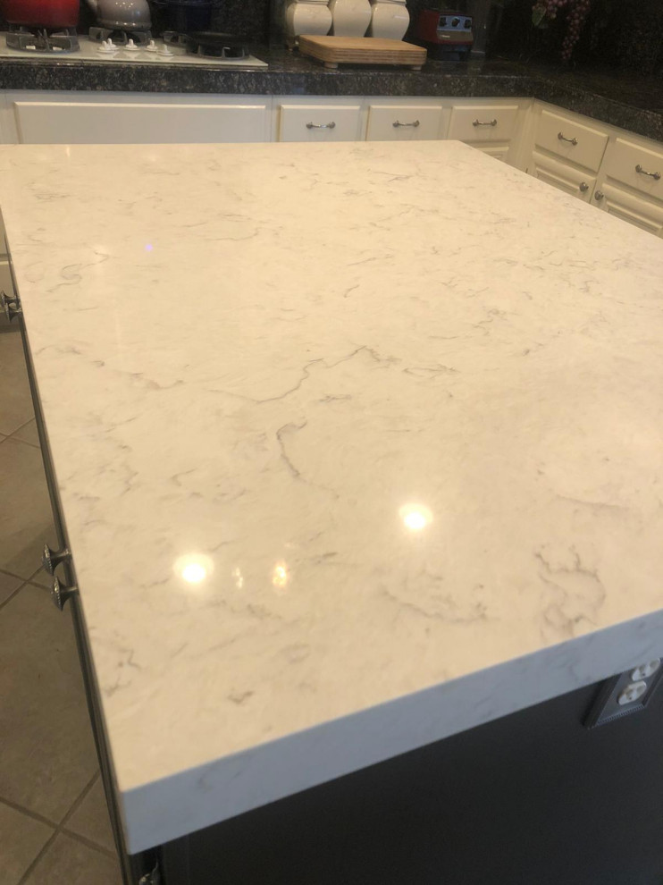 Carrara mist - Contemporary - Kitchen - San Diego - by Giza Granite and Quartz | Houzz