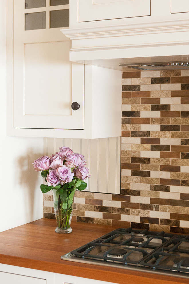 Casco Beach Style Kitchen Portland Maine by Maine Coast Homes