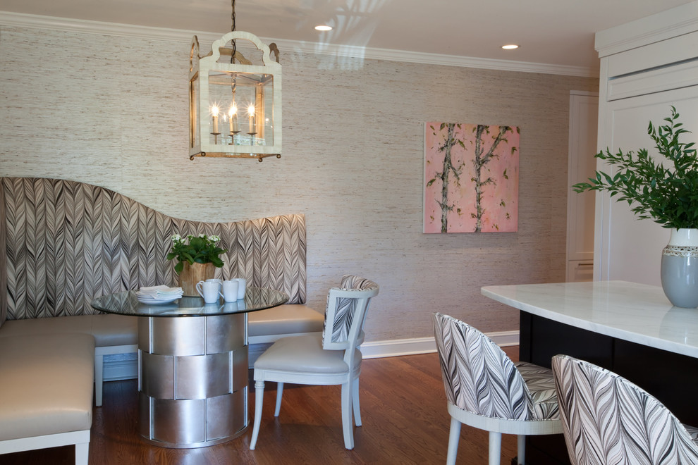 Inspiration for a transitional kitchen/dining room combo remodel in Baltimore