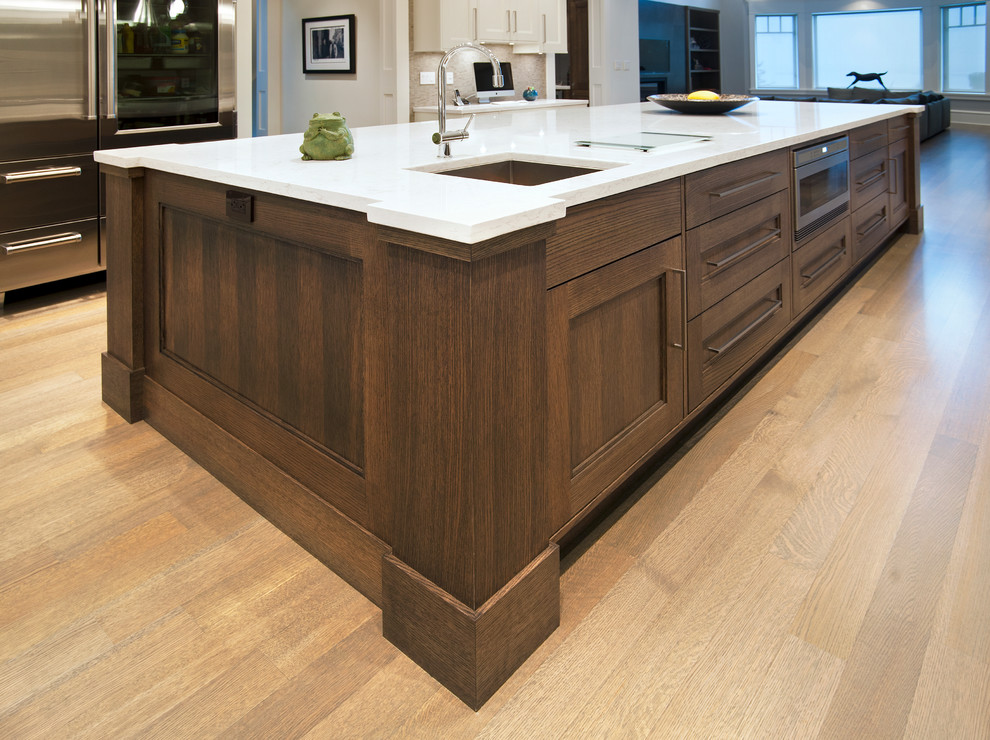 Example of an eclectic kitchen design in Vancouver