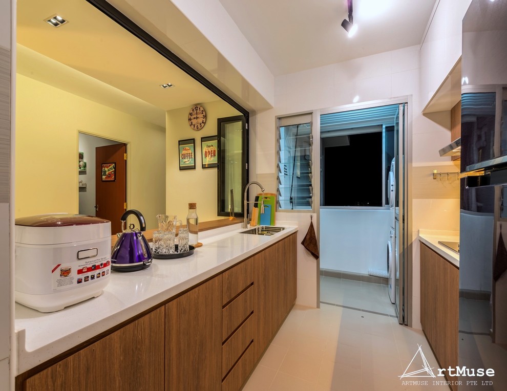 Example of a danish kitchen design in Singapore