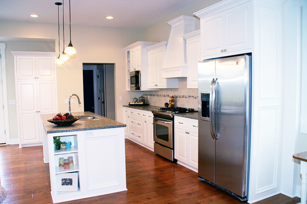 Celadon Parade Home Modern Kitchen Grand Rapids by Green Apple