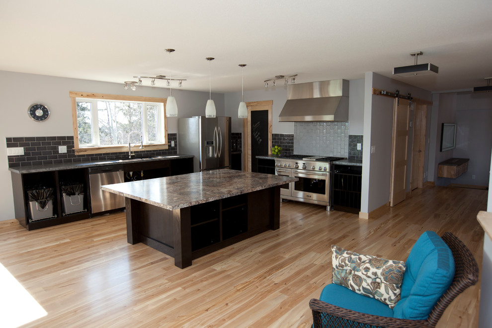 Image showcasing Central Alberta Tile One Projects - Traditional - Kitchen - Calgary ...