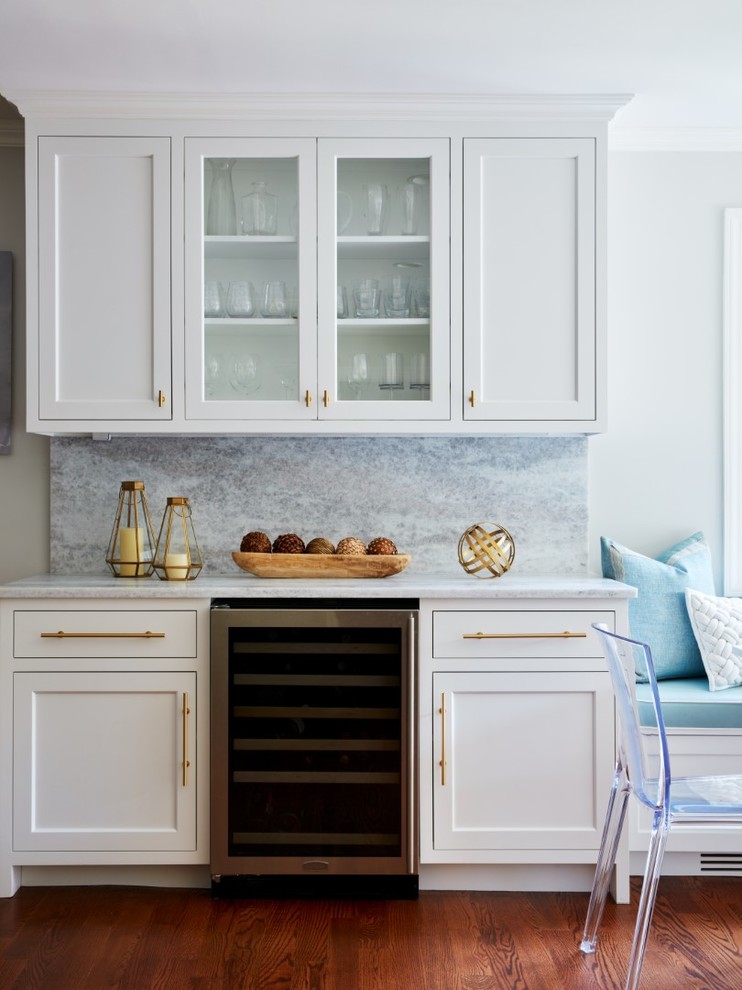 Central Bar Area - Transitional - Home Bar - New York - by JWH Design ...