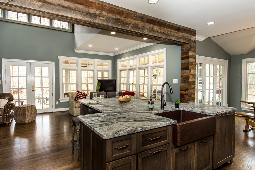 Inspiration for a rustic kitchen remodel in DC Metro