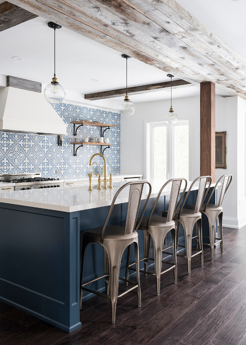 113+ Blue Backsplash Ideas ( Beach-Style ) Layouts, Tips + Advice