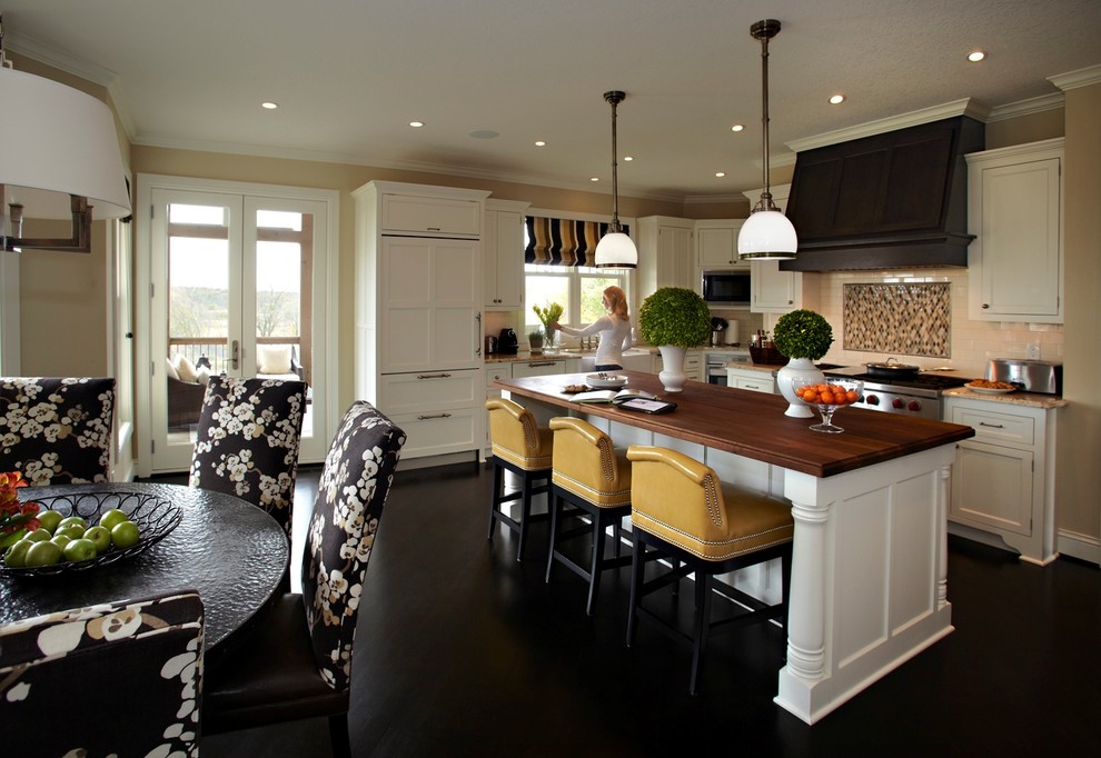 Inspiration for a contemporary kitchen in Minneapolis with stainless steel appliances.