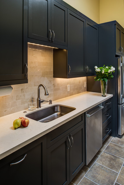 Charcoal Galley Kitchen- Designed By Jane Regan - Modern - Kitchen