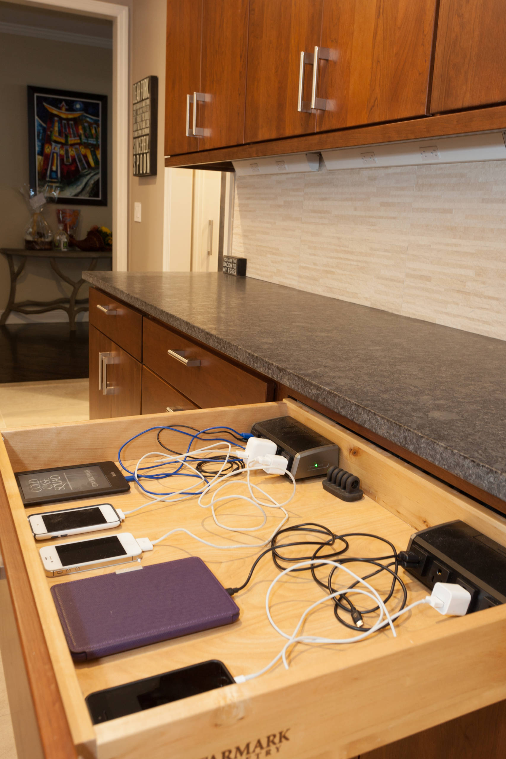 How to Add a Charging Drawer to Your Kitchen