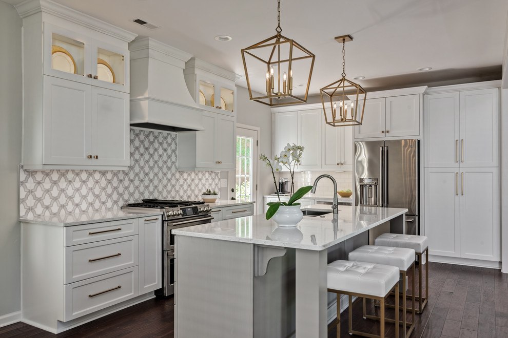 Charlotte, NC, Dramatic kitchen remodel - Transitional - Kitchen ...