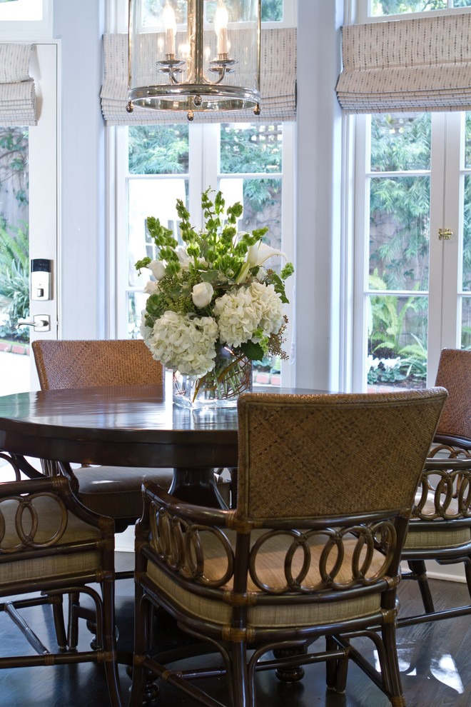 Elegant dining room photo in Los Angeles