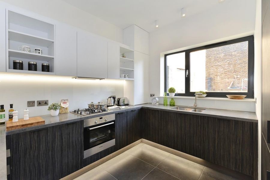 Photo of a contemporary kitchen in London.