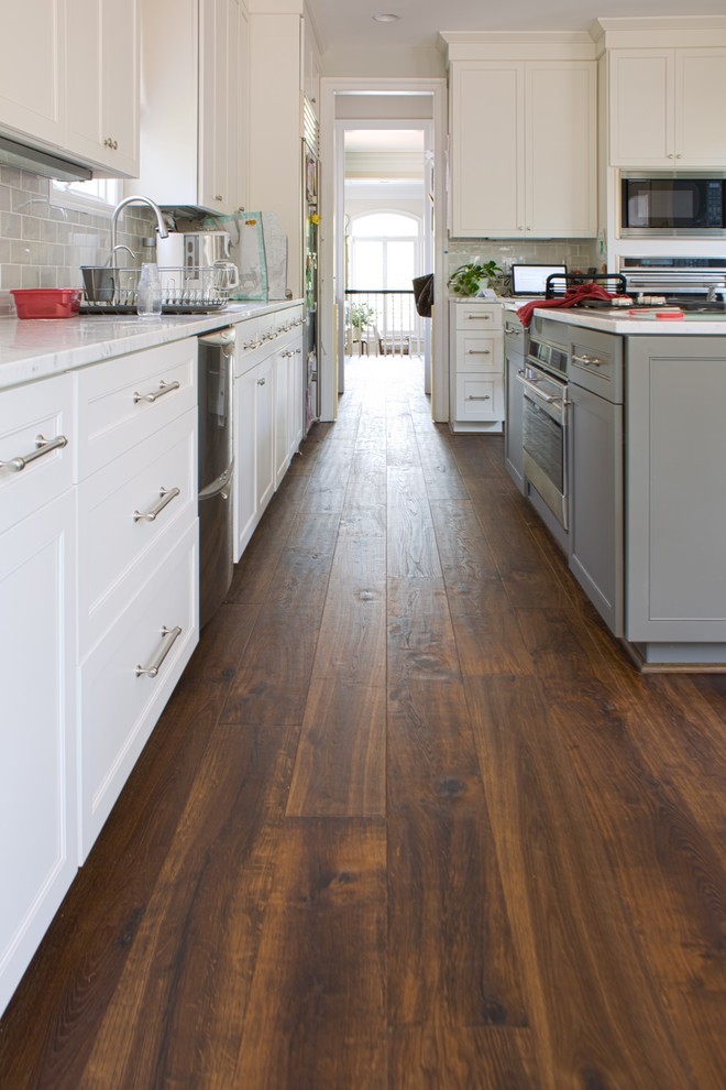 Chelsea Midcentury Kitchen DC Metro by Kruper flooring