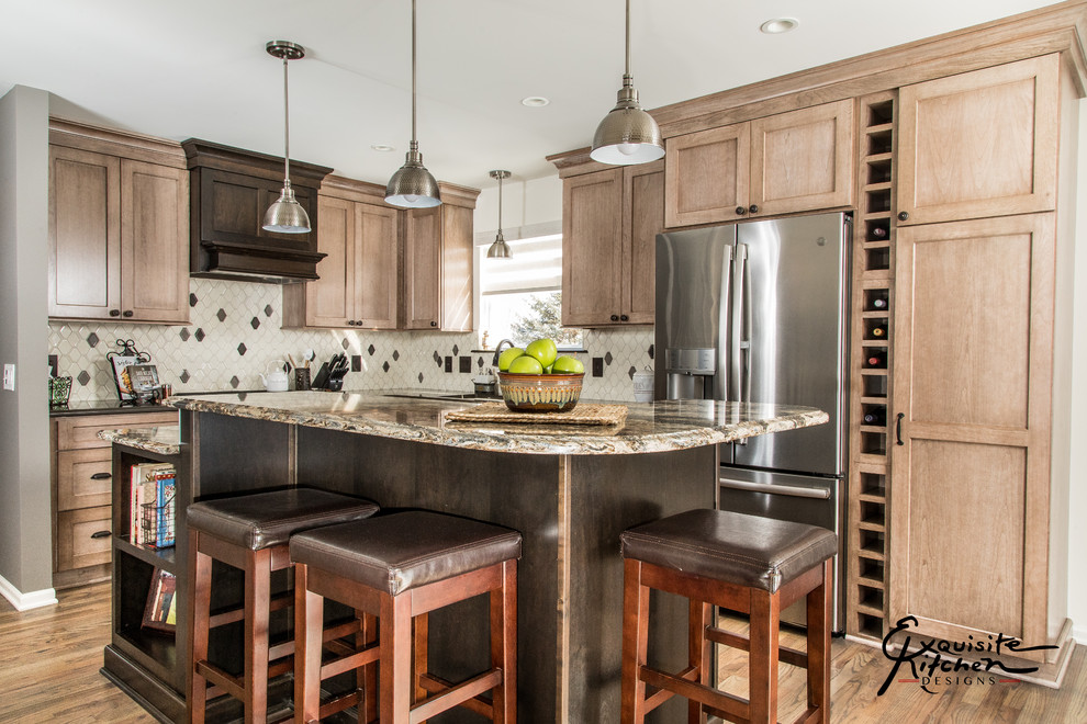 Cherry Wood Kitchen - Kitchen - Detroit - by Exquisite ...
