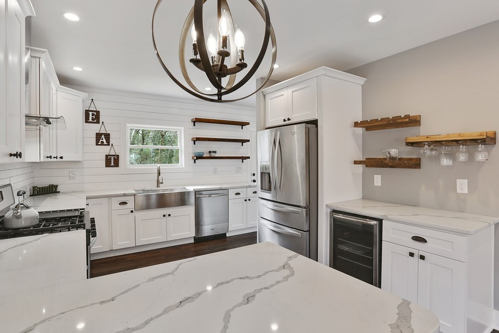 Chosewood Farmhouse Farmhouse Kitchen Atlanta by Bonsai