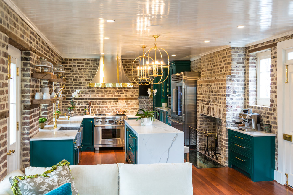 Circa 1794 Charleston Kitchen - Transitional - Kitchen - Charleston - by Delicious Kitchens & Interiors, LLC | Houzz