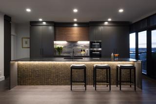 Citylife Penthouse Apartment Renovation - Contemporary - Kitchen