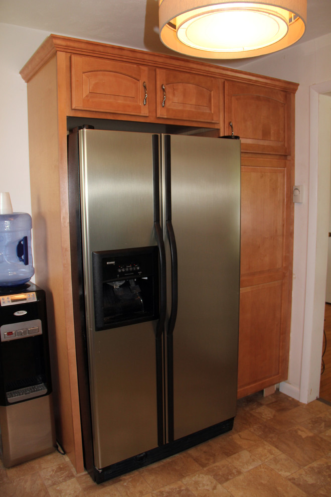 Clarks Summit Kitchen Remodel Fridge Pantry Traditional Kitchen