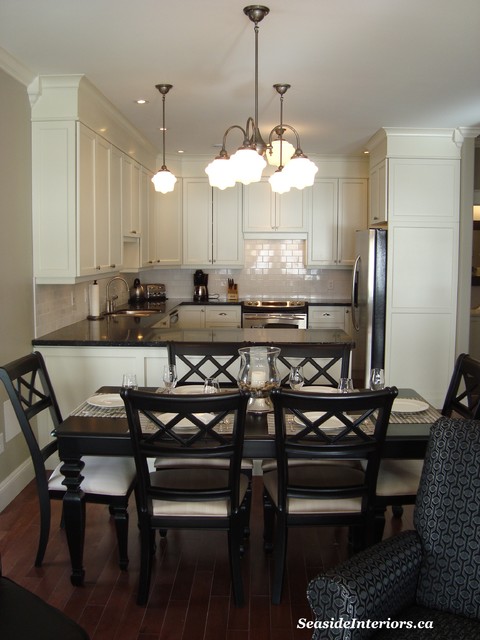 Classic Black and White Kitchen - Traditional - Kitchen - Other - by ...