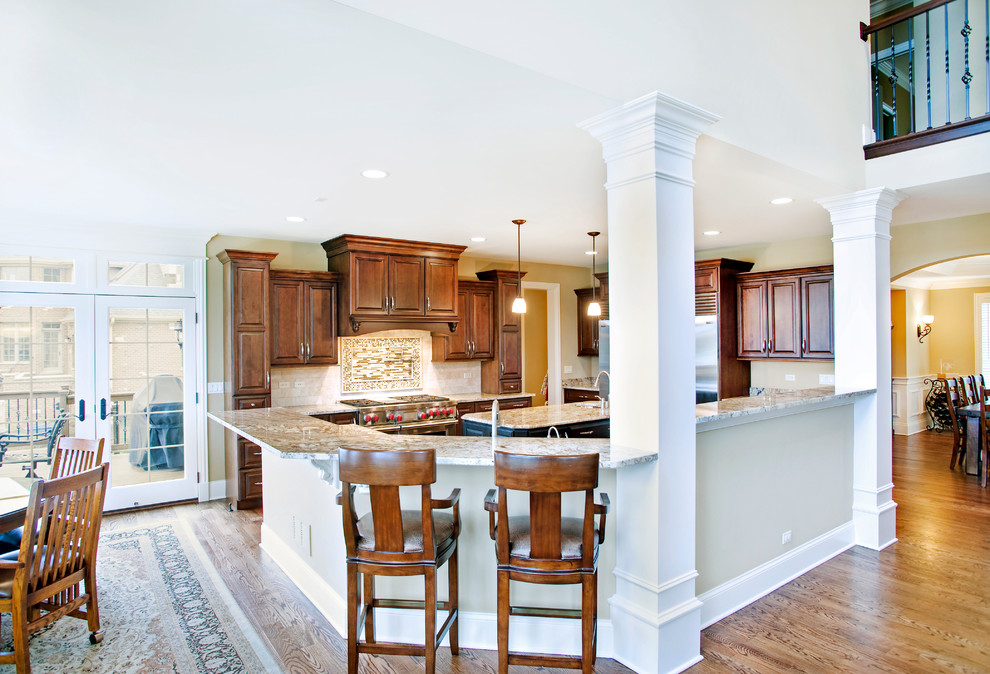 This is an example of a traditional kitchen in Wichita.