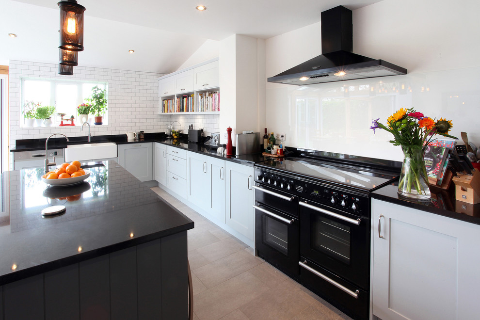 This is an example of a classic kitchen in Manchester.