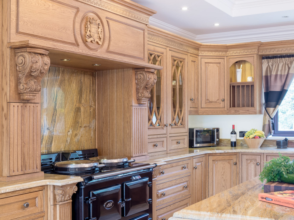 Classic, Sustainable-Wood Victorian Style Kitchen - Victorian - Kitchen ...
