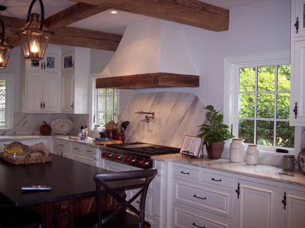 Classic Tudor Remodel/Addition Farmhouse Kitchen New Orleans by