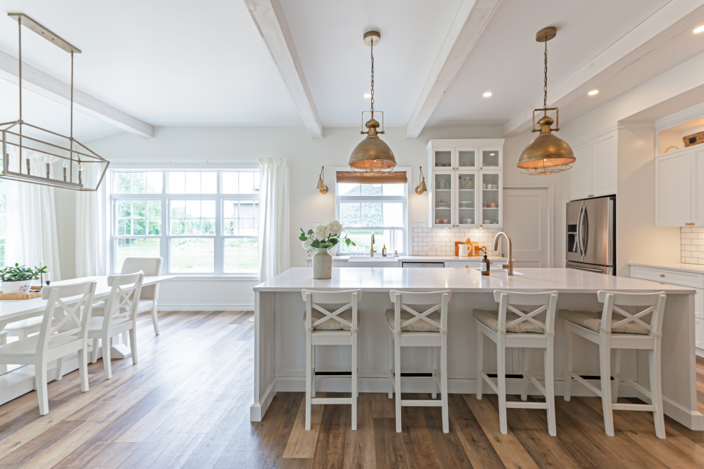 Classic White Kitchen Traditional Kitchen New York by Rochon
