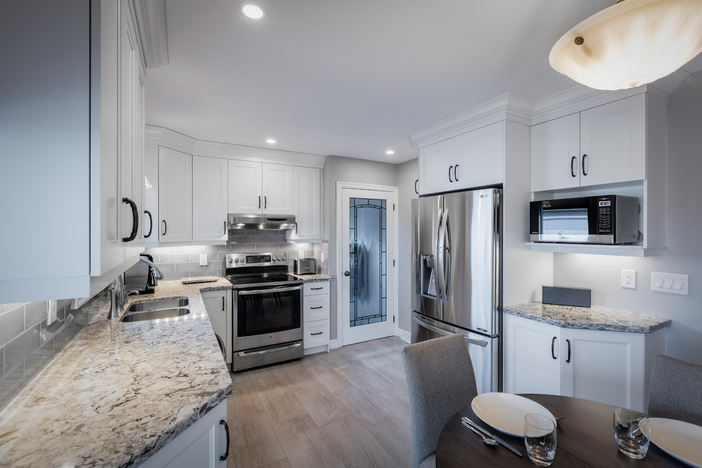 Classic White Shaker Transitional Kitchen - Transitional - Kitchen - Toronto - by Enns Cabinetry ...