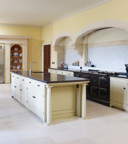 Design ideas for a traditional kitchen in Gloucestershire.
