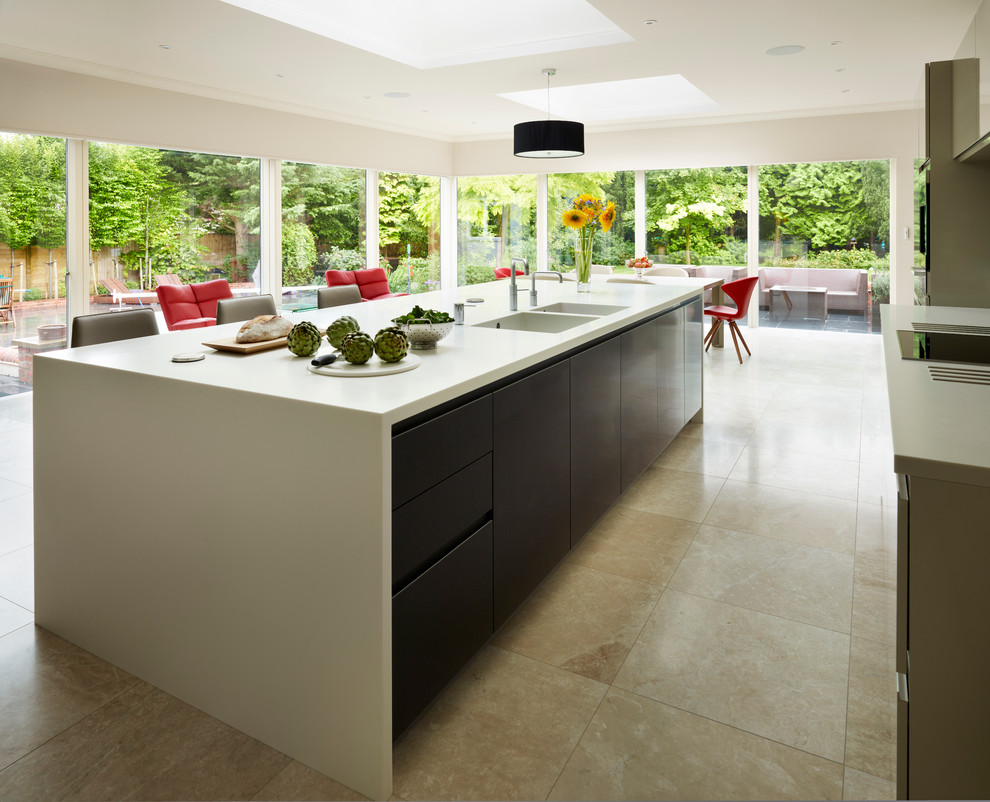 Photo of a contemporary kitchen in Essex.