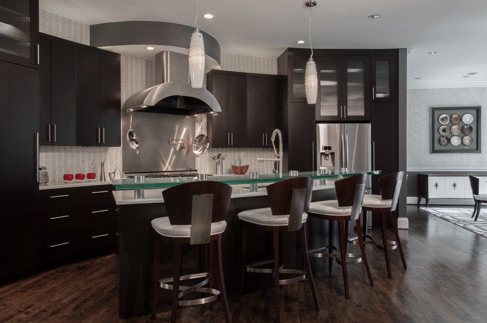 Clayton Contemporary Kitchen - Contemporary - Kitchen - St Louis - by ...