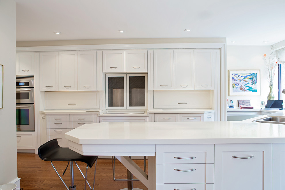 Cloud white downtown condo - Transitional - Kitchen - Toronto - by