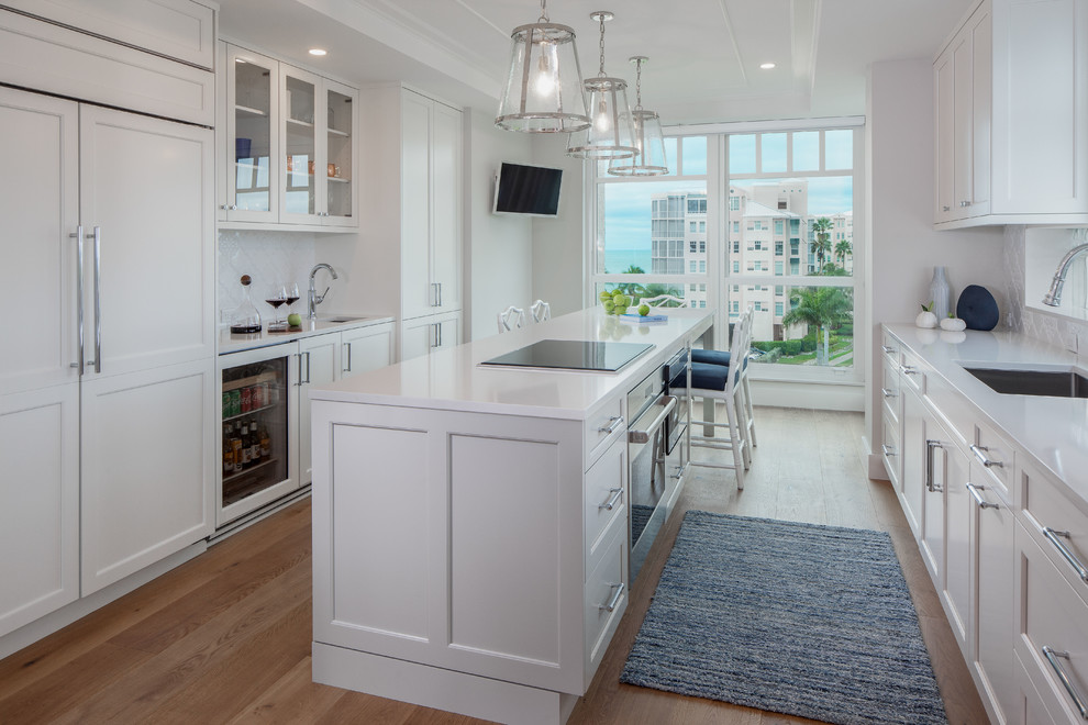 Coastal Beach Condo - Beach Style - Kitchen - Miami - by ARDesign, Inc ...