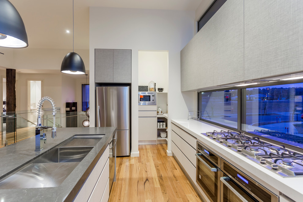 Coastal D34 Contemporary Kitchen Geelong by Pivot Homes Houzz