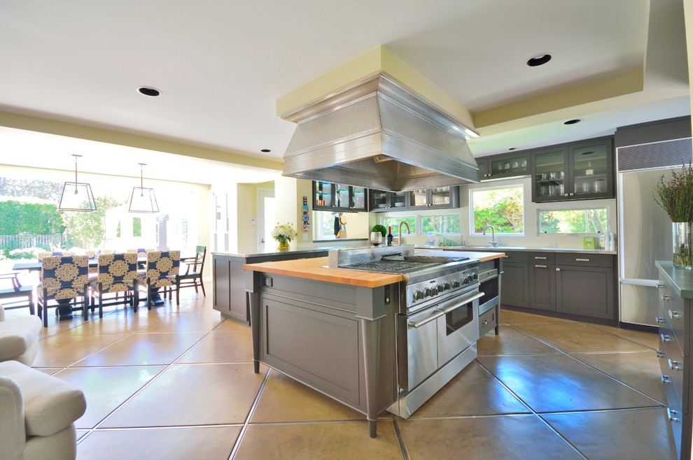 Coastal Modern Traditional Kitchen San Diego by B Street Design