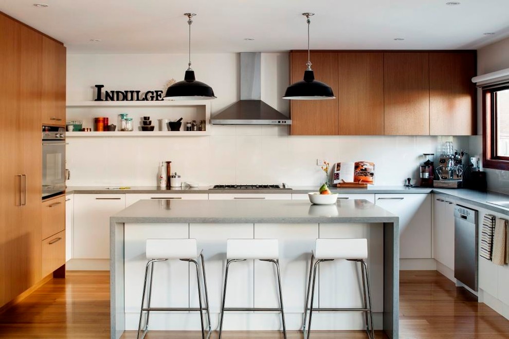 Example of a danish kitchen design in Melbourne