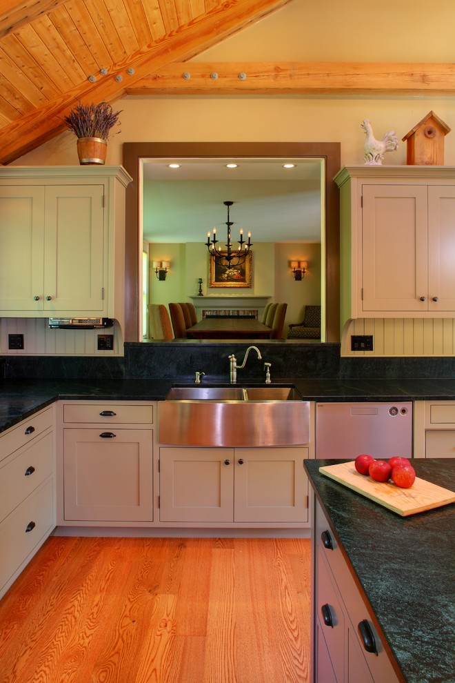 Colonial Farmhouse - Farmhouse - Kitchen - Portland Maine - by Fine ...