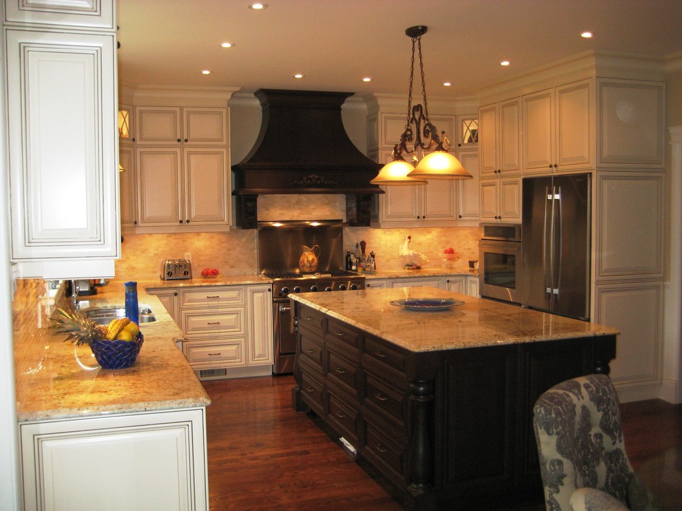 Colonial Kitchen Traditional Kitchen Montreal by AFCON Construction Houzz
