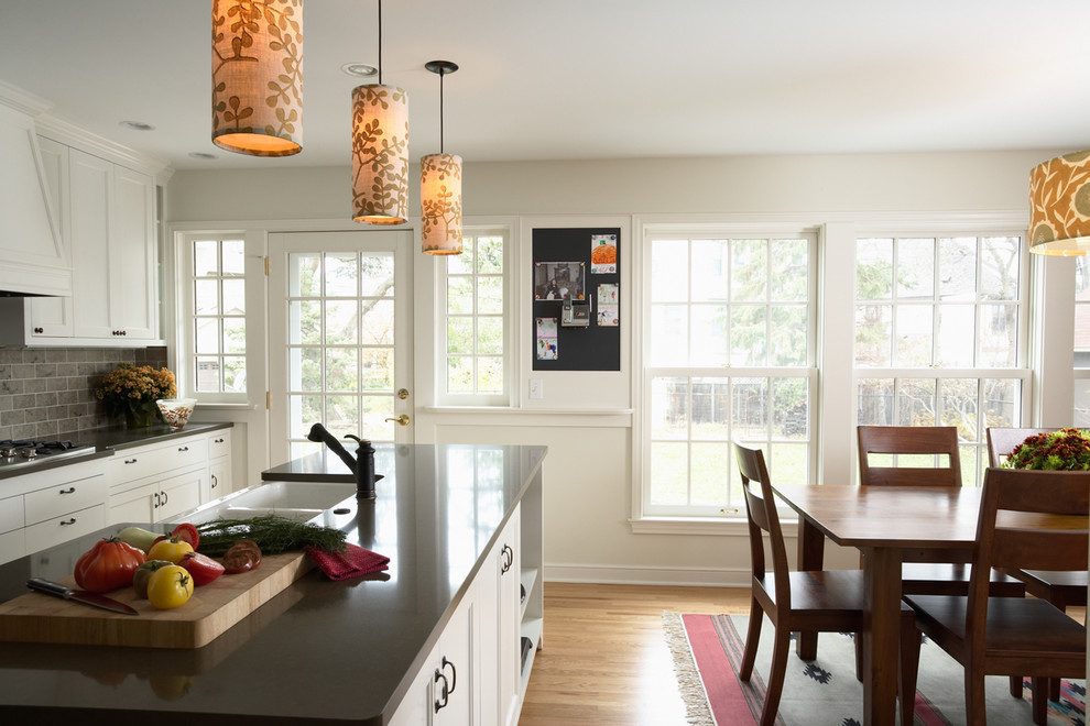 Colonial Revival Kitchen & Addition Traditional Kitchen