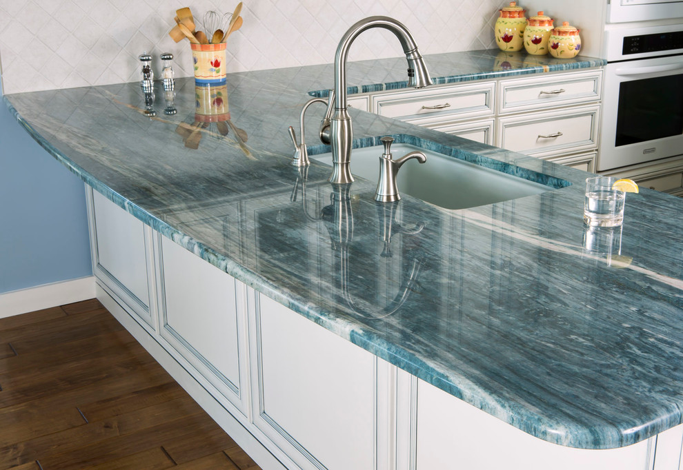 Colorful Beach Home Beach Style Kitchen Charlotte by Cadenza