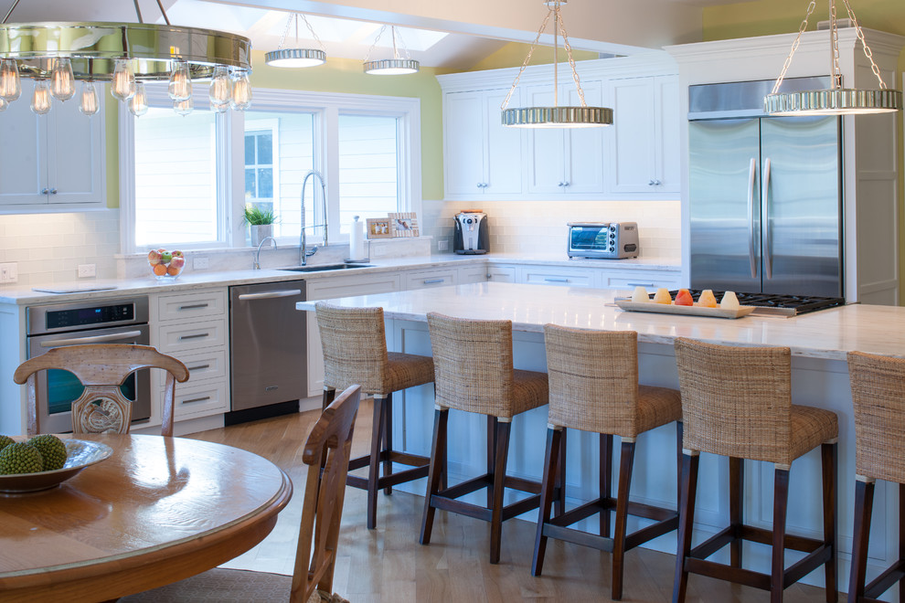 Colorful Kitchen Rumson, NJ Contemporary Kitchen New York by