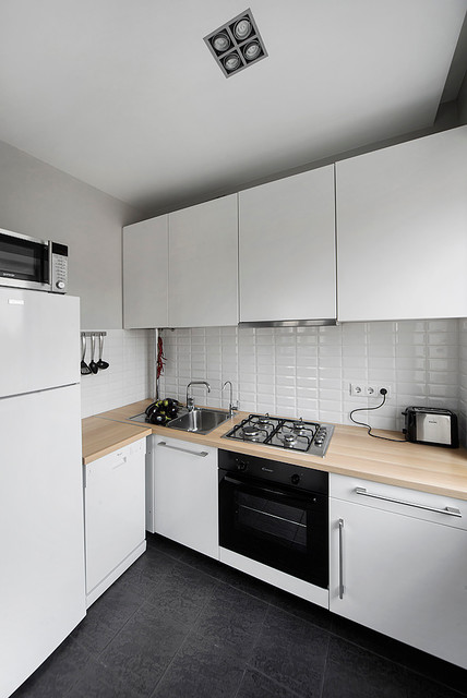 Дизайн маленькой кухни в живых примерах (40 фото)
